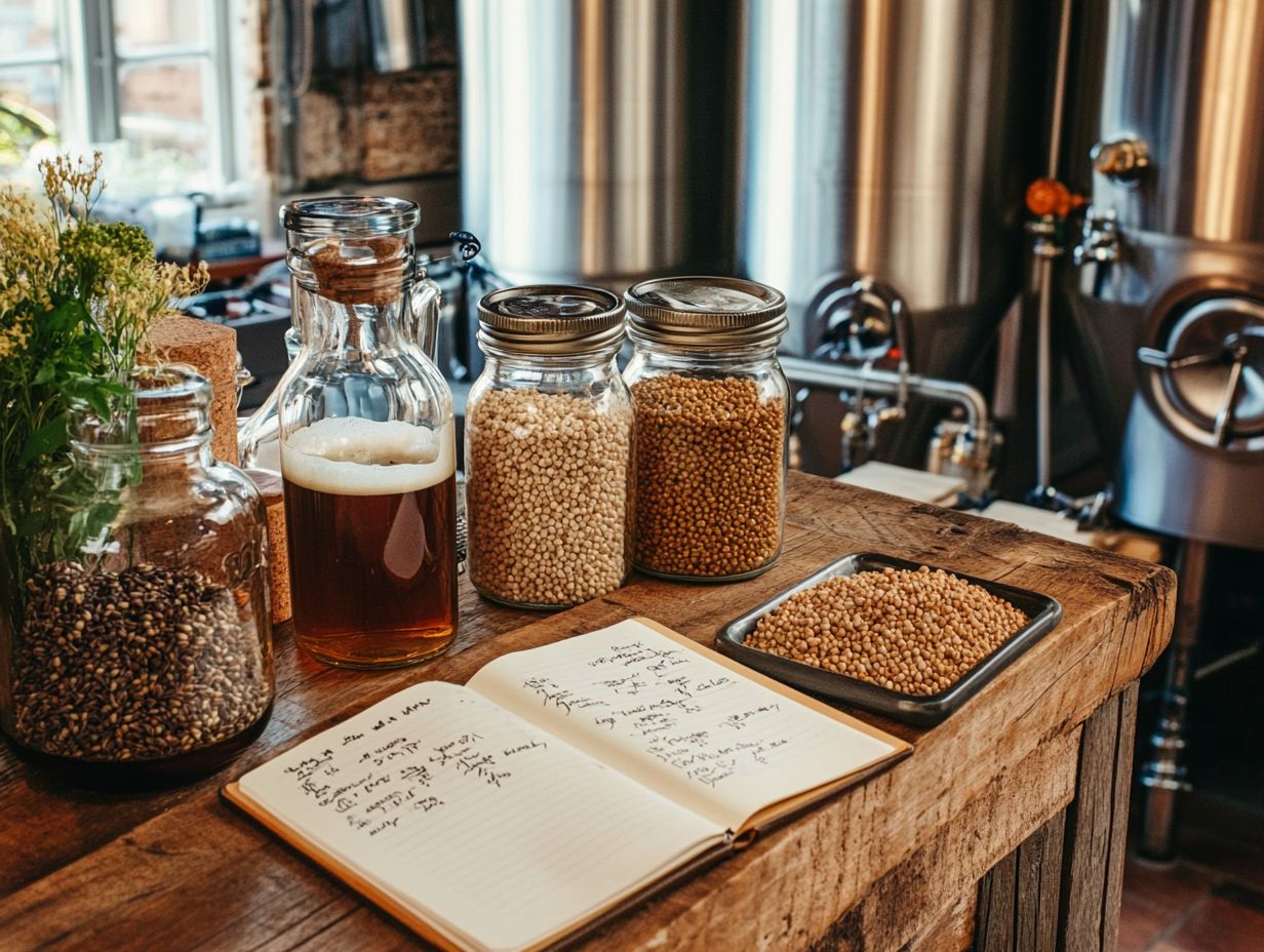 A glass of rich Brown Ale with a frothy head.