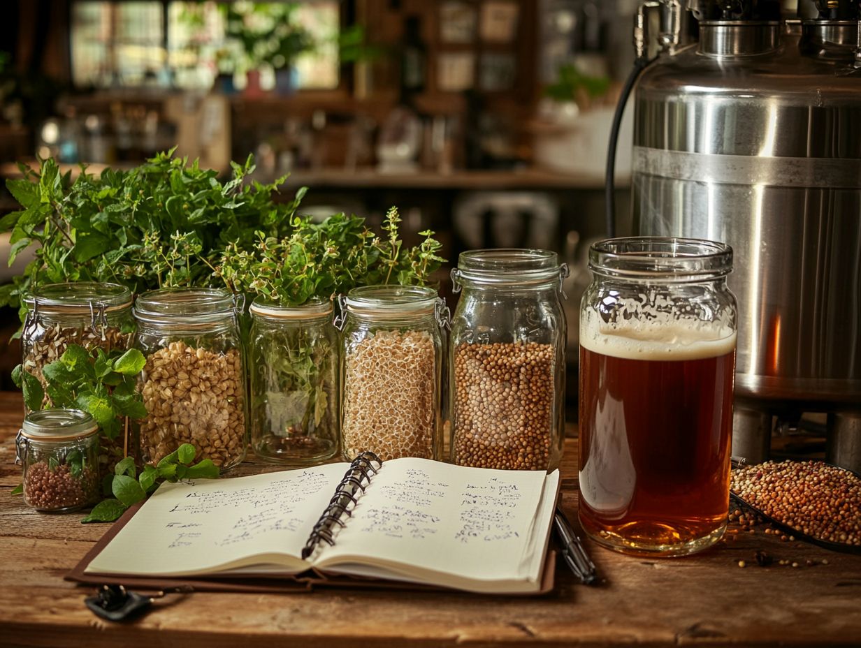 What Are the Key Ingredients in These Beer Recipes?