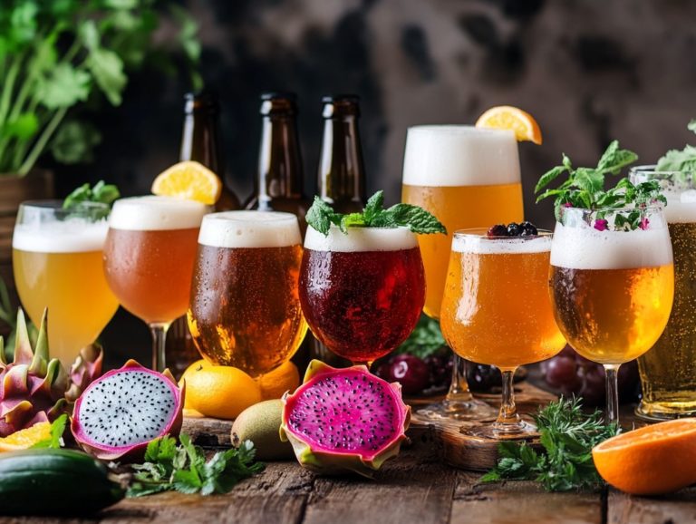 10 Creative Beer Recipes with Uncommon Fruits