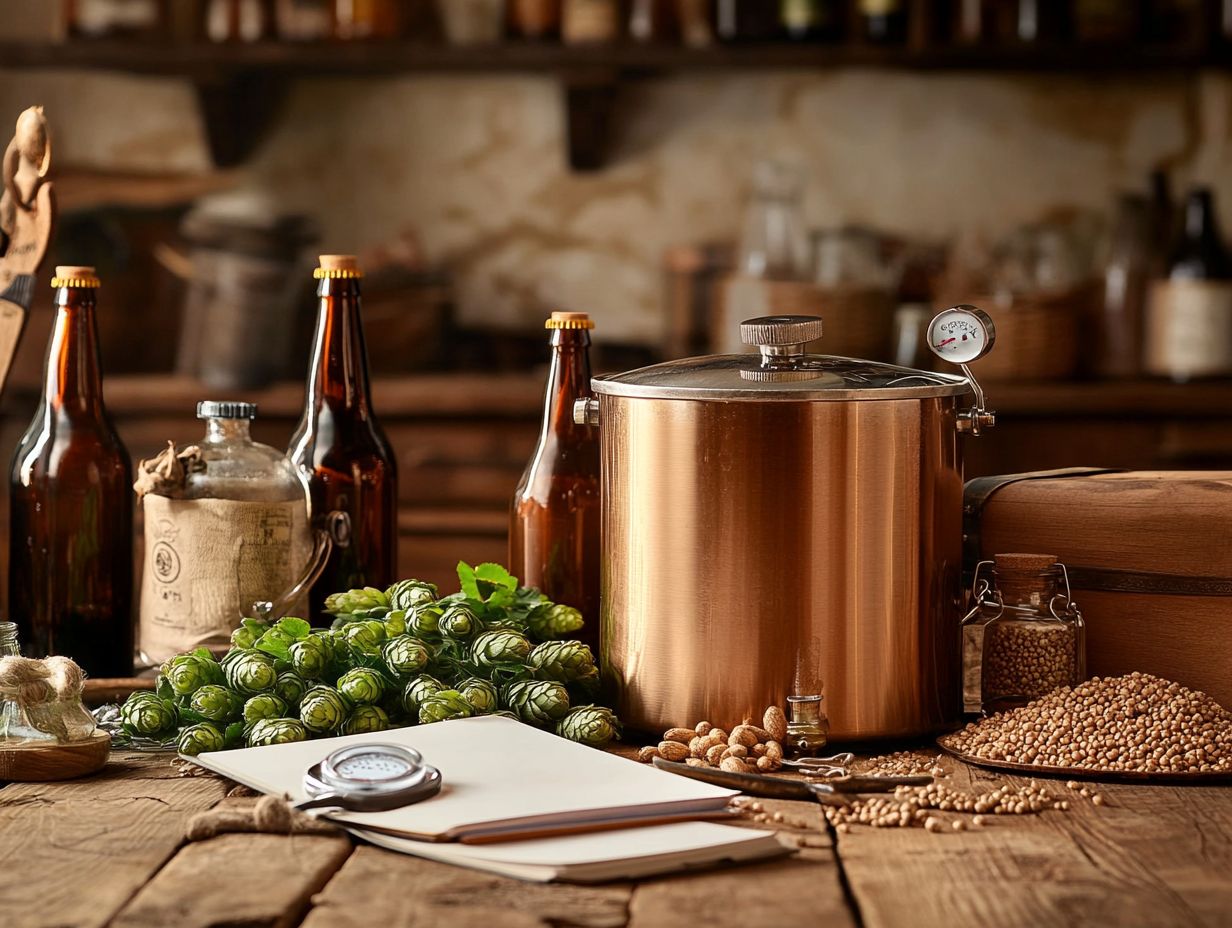 Essential tools and equipment for home brewing