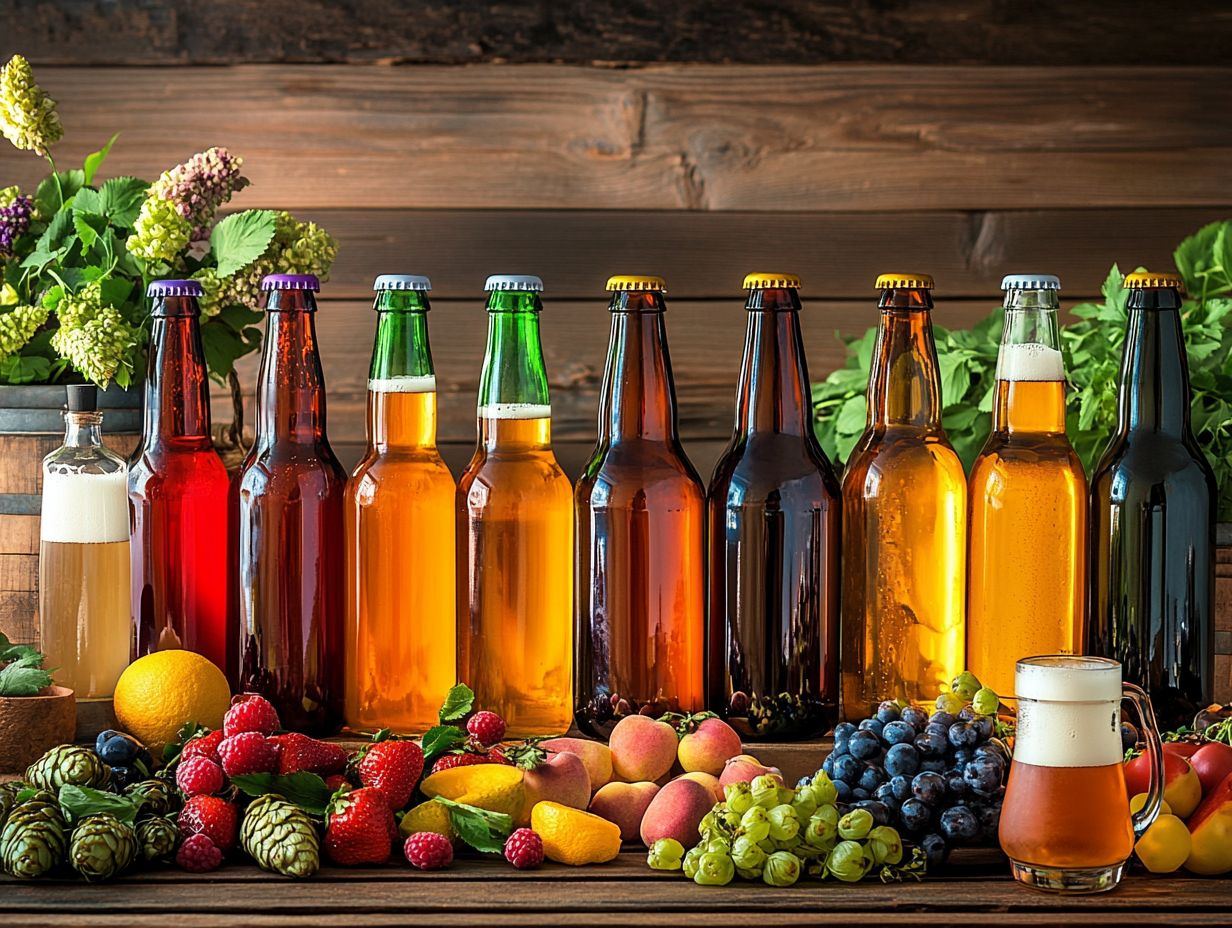 Honey and Lavender Blonde Ale served with baked goods