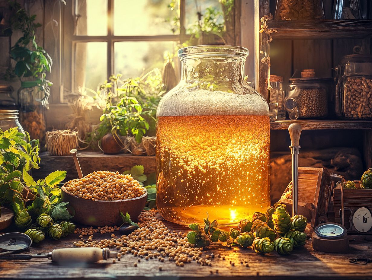 A brewer taking detailed notes during the brewing process