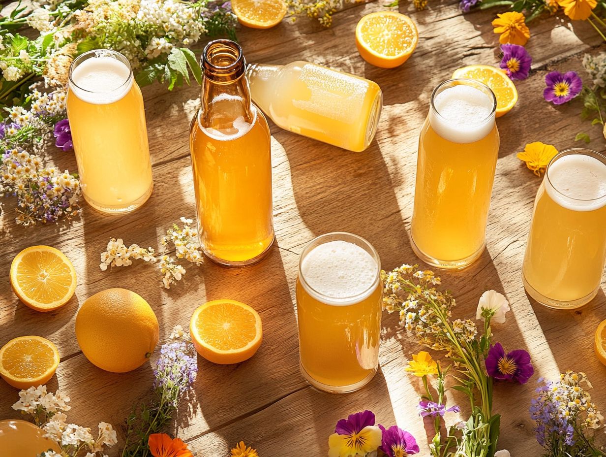 A colorful selection of the top 10 must-try wheat beers for summer enjoyment.