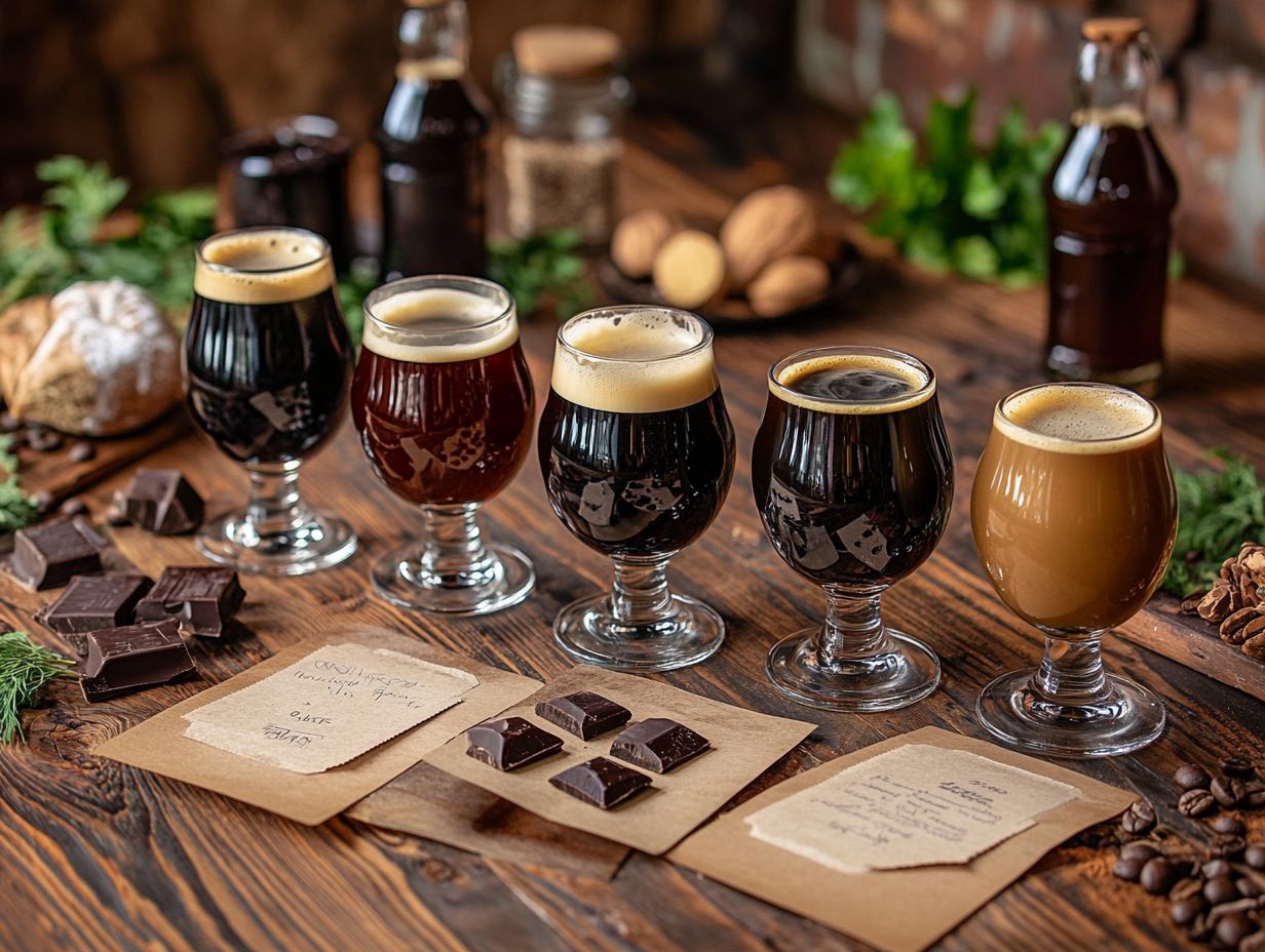 What are some unique ingredients to use in a stout recipe?