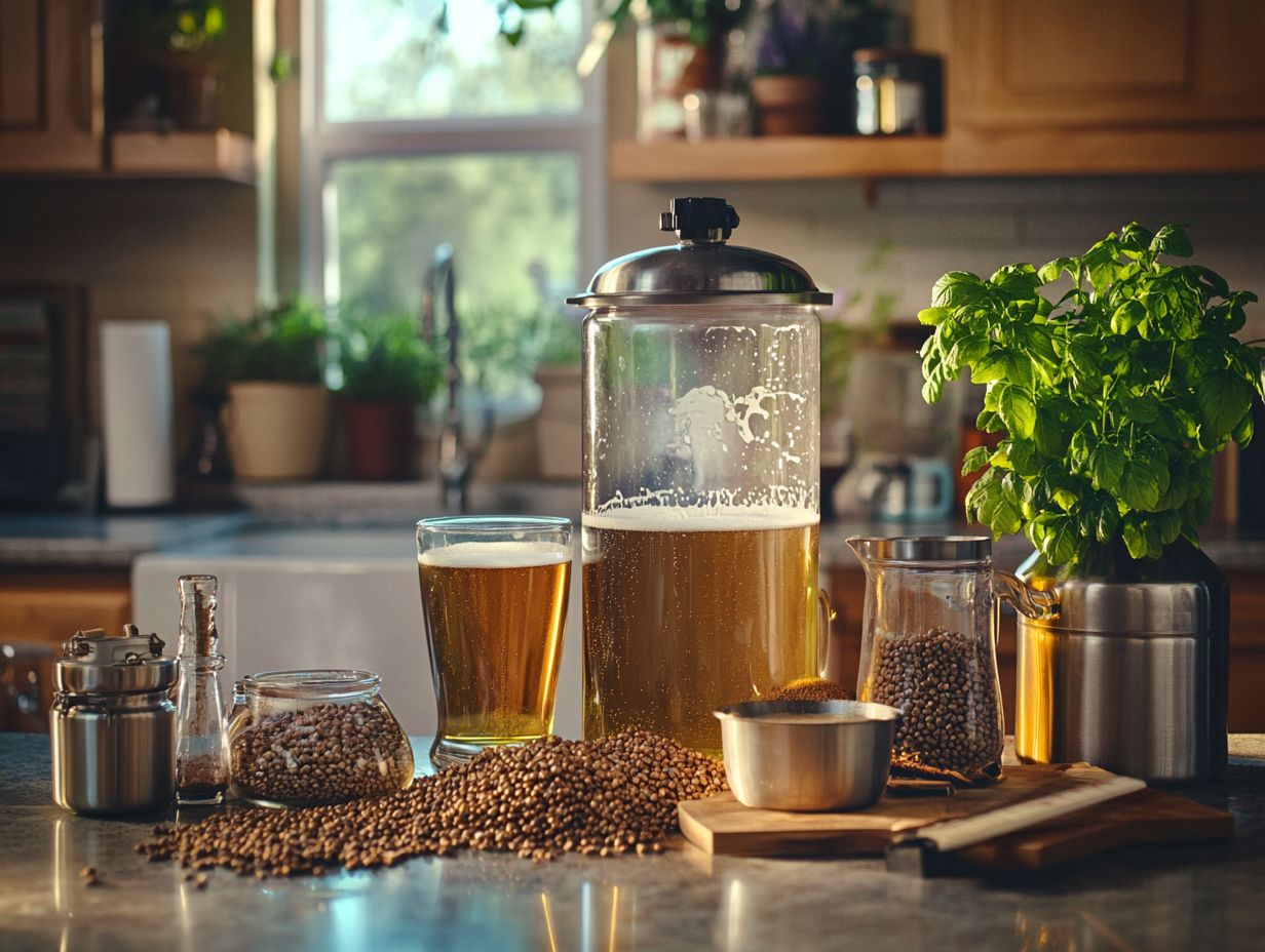 Delicious Pumpkin Spice Ale with aromatic spices