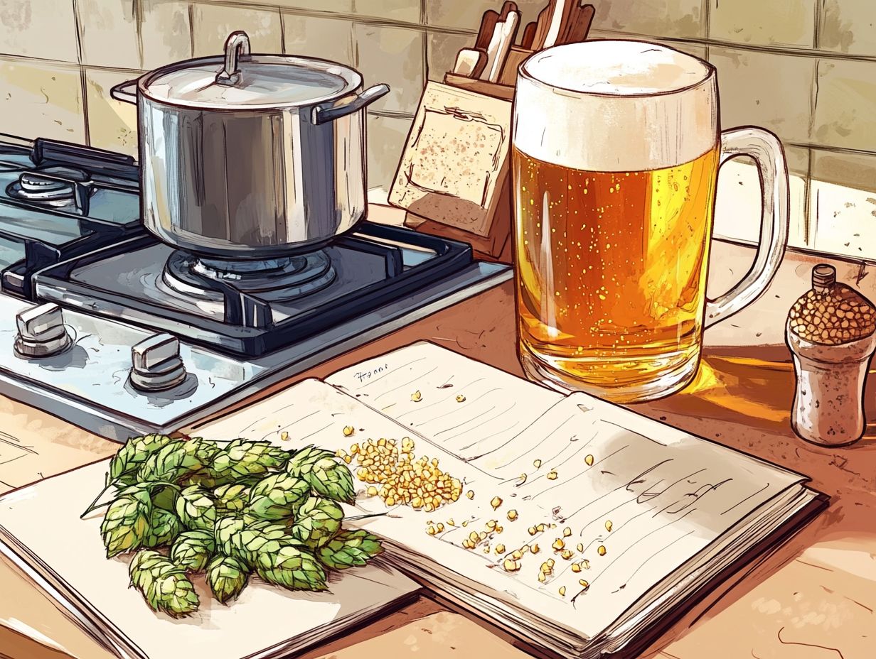 Image showing key takeaways for gluten-free beer recipes