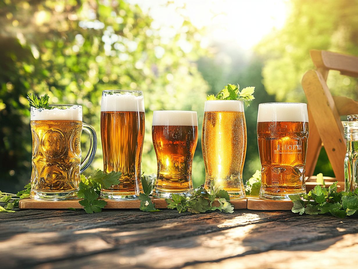 An engaging image related to frequently asked questions about lager beer recipes