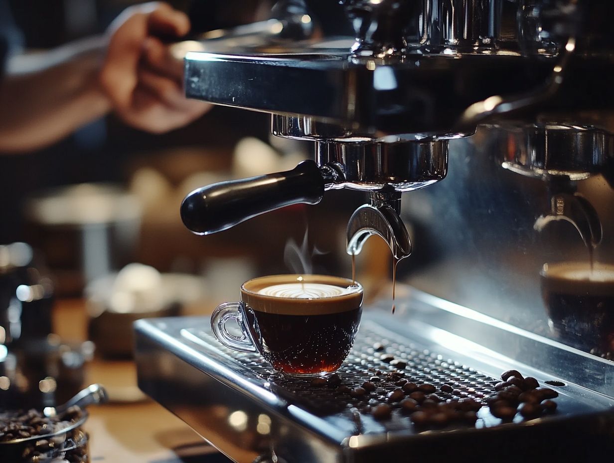 A beautifully crafted cup of espresso representing mastery in espresso extraction techniques