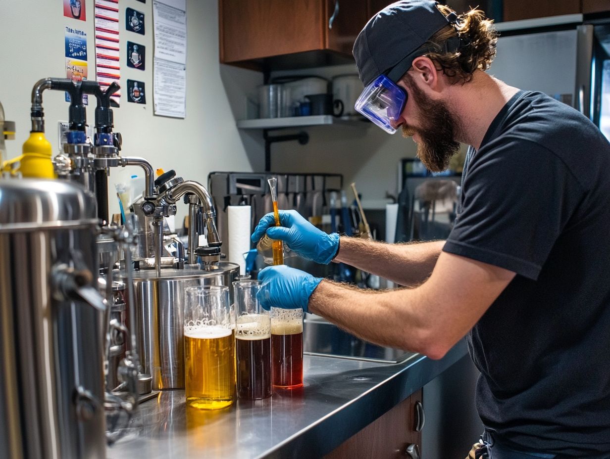 Image illustrating brewing safety practices.