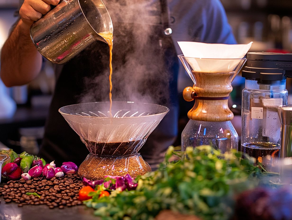 A variety of brewing methods to enhance aroma and flavor