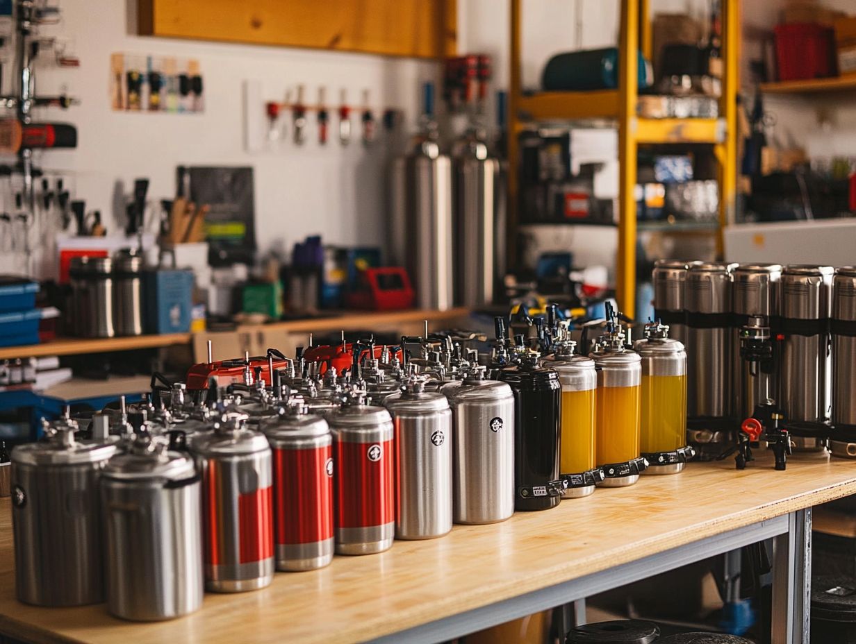 Considerations for choosing the perfect kegging equipment, including budget, keg type, size, and number of taps.