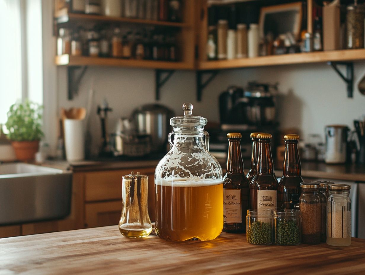 6. Bottles and Bottle Capper (Bottling Process)