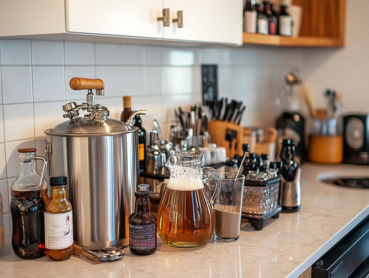 What are essential equipment upgrades for serious home brewers?