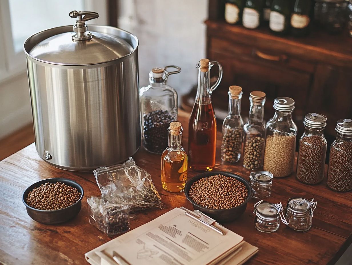 Image showing racking cane and tubing used in homebrewing