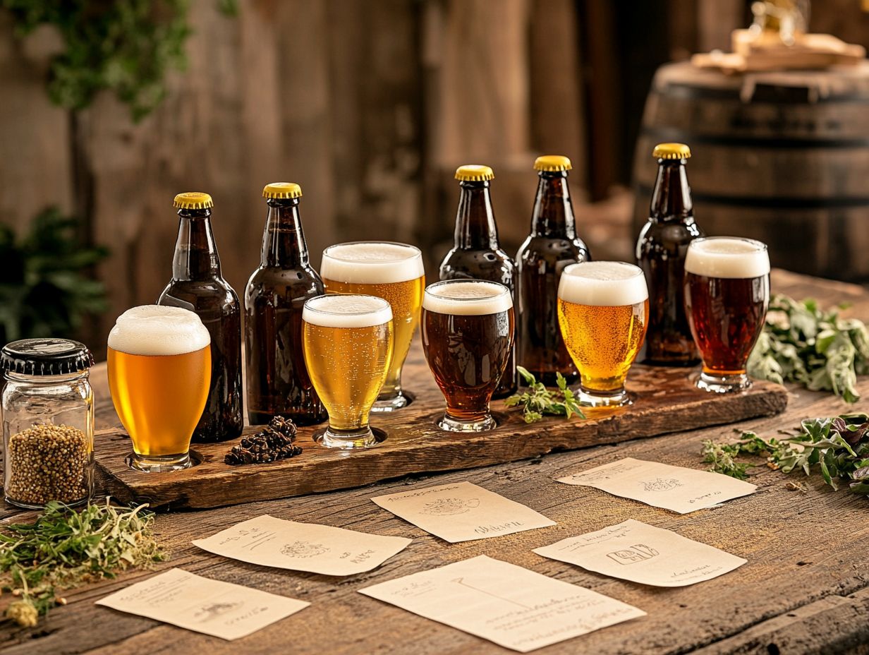 An overview of key takeaways about different beer styles