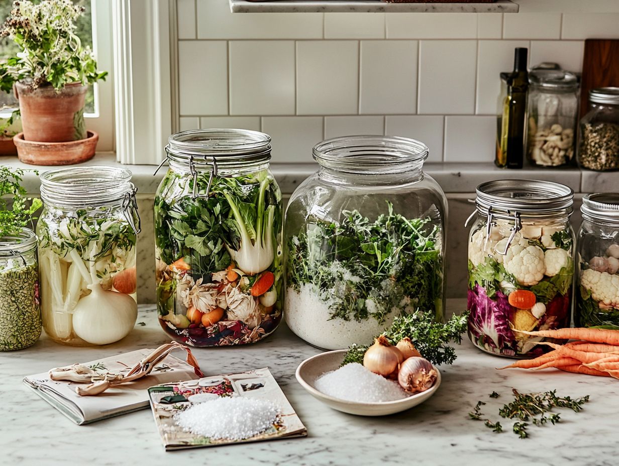 Illustration of the fermentation process for beginners