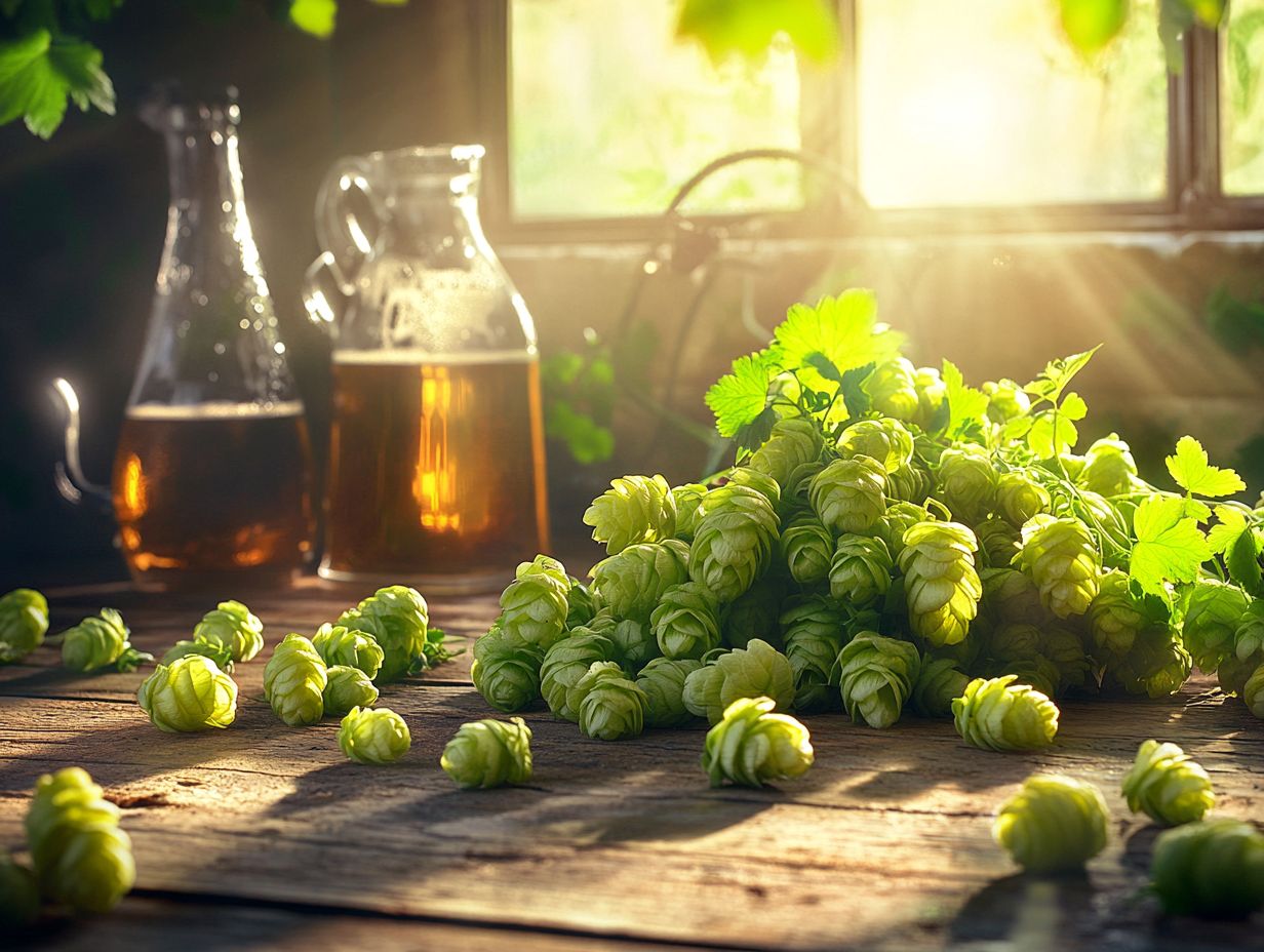 A visual guide to the potential risks of brewing with fresh hops