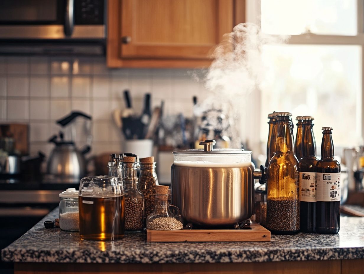 Image of a fermenter used in home brewing