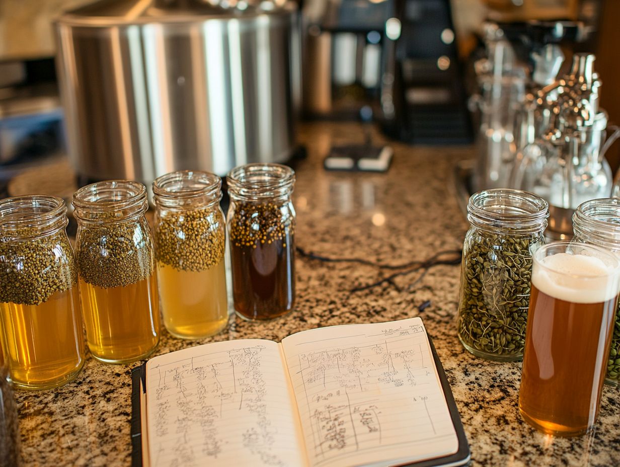 Image illustrating frequently asked questions about adjusting beer recipes for different yeasts