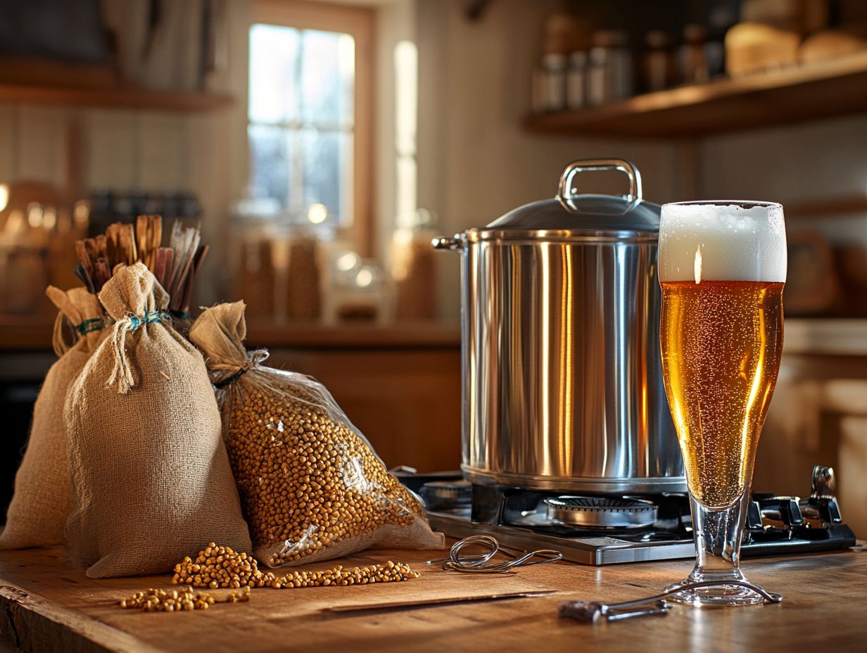 Can I use regular kitchen supplies for home brewing?