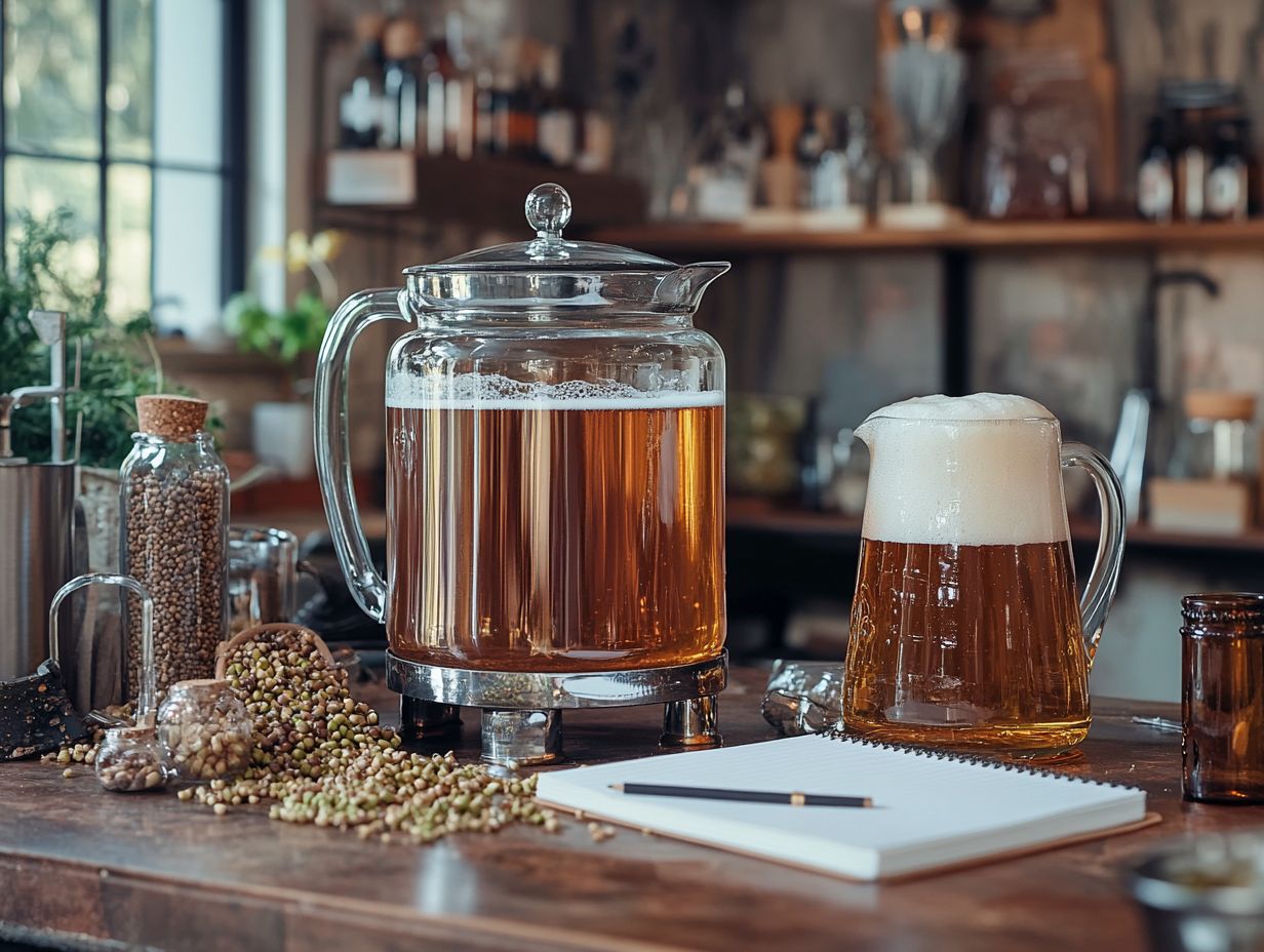 A visual guide to troubleshooting common issues in beer brewing