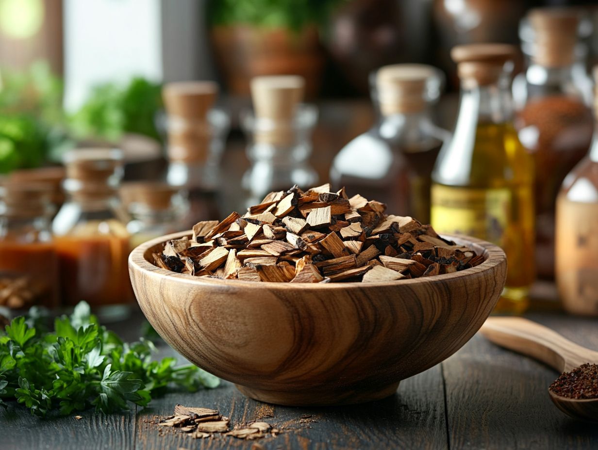 Image illustrating frequently asked questions about enhancing flavor with oak chips.