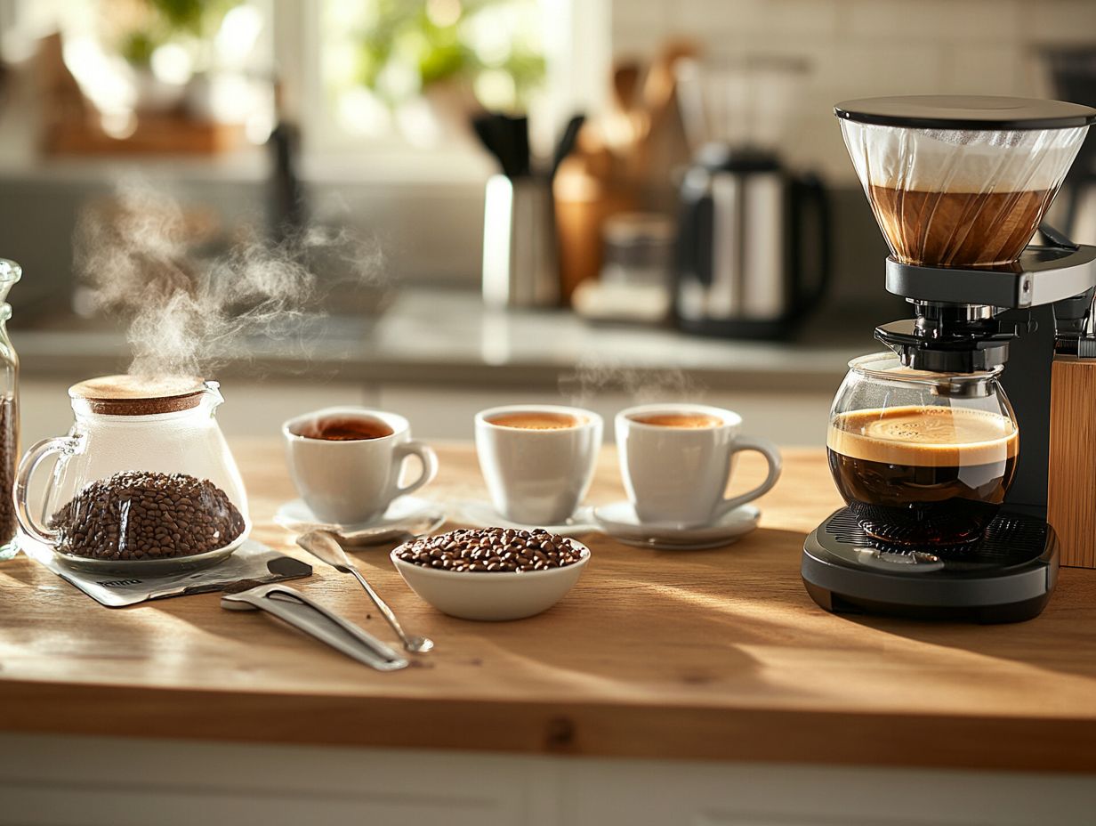 Visual Guide to Determining Coffee Brewing Variables