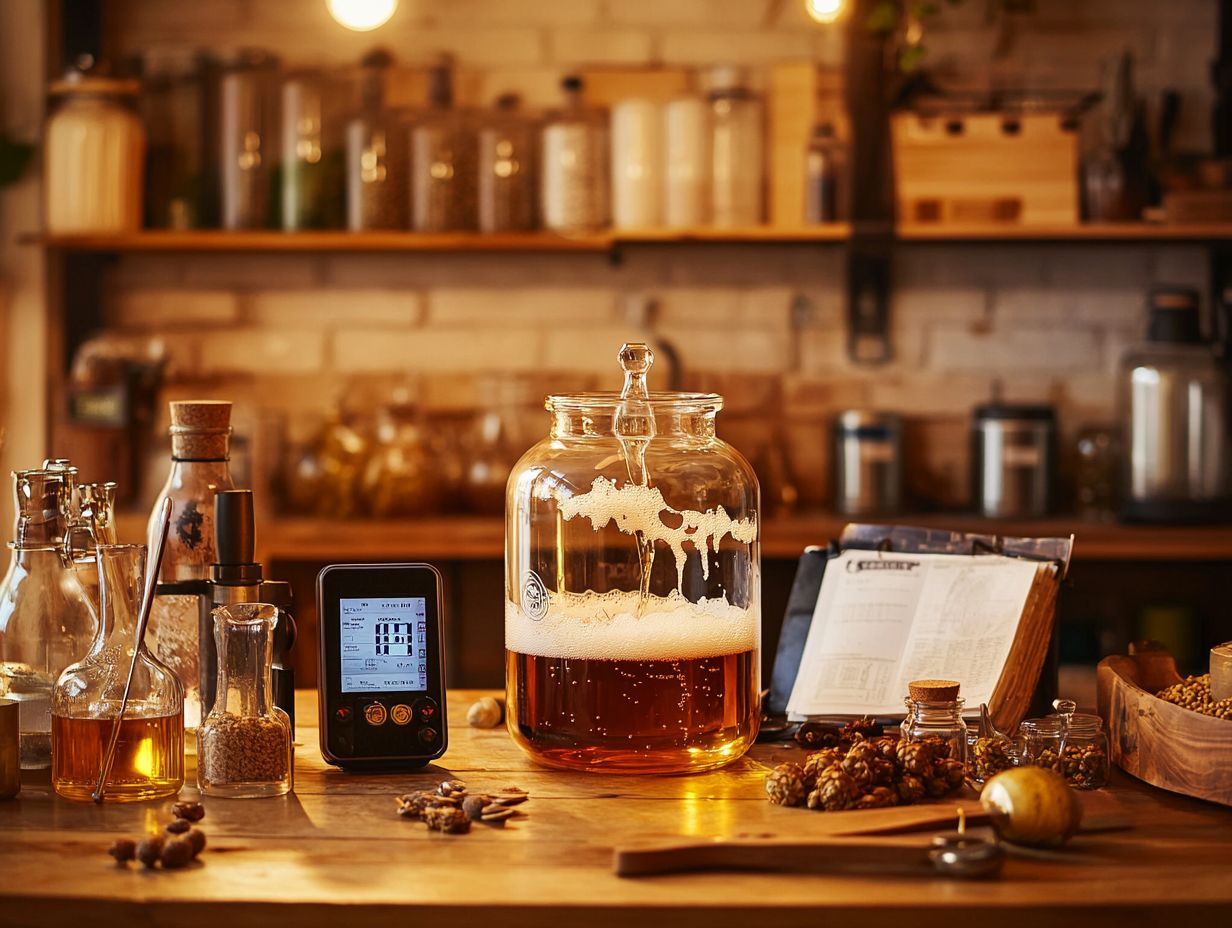 A brewing class in session, showcasing students learning various brewing techniques