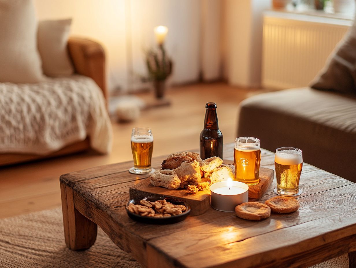 What are some of the best beer recipes for a cozy night in?