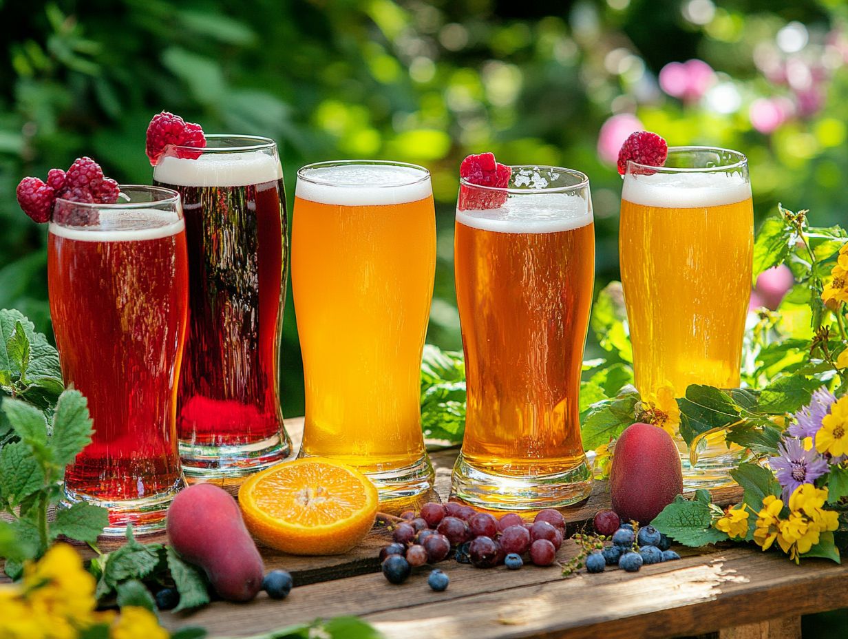 How Can You Incorporate Different Fruits into Beer Recipes?