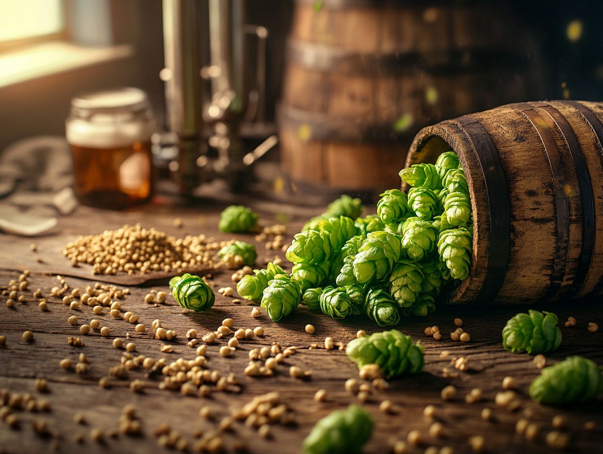 Key Takeaways about the role of hops in brewing