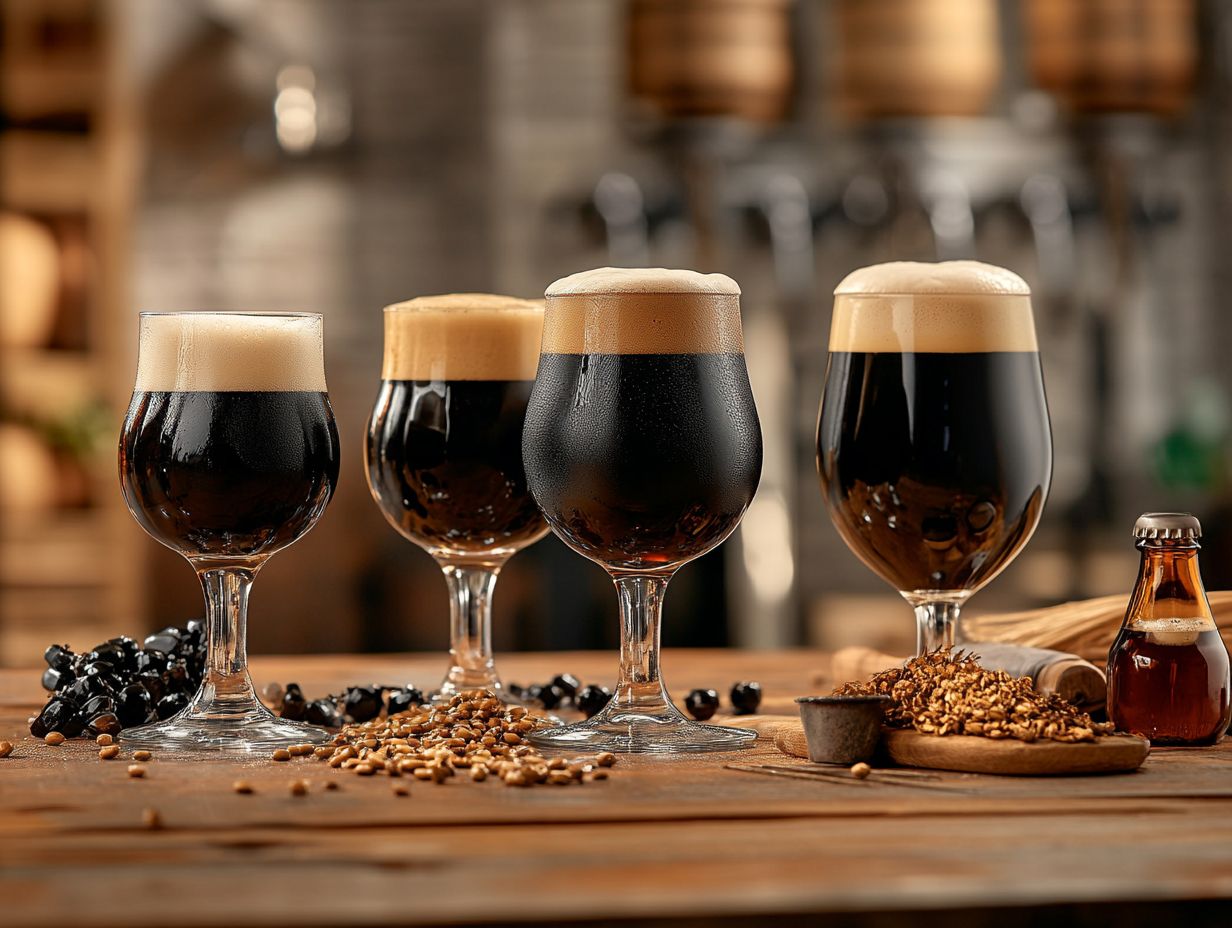 Image depicting various stout beer recipes