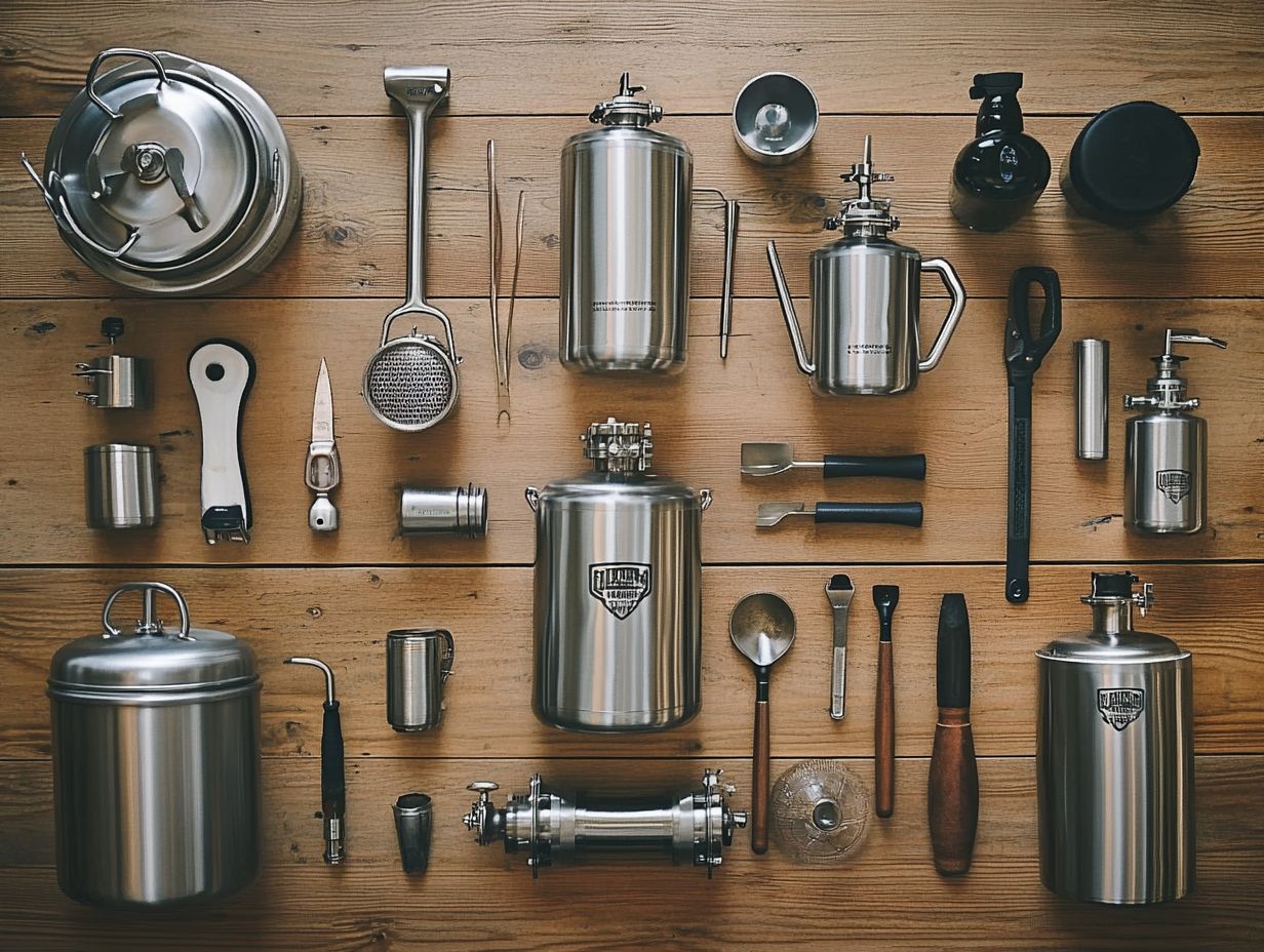 Image of the top 10 brewing equipment brands for home brewers