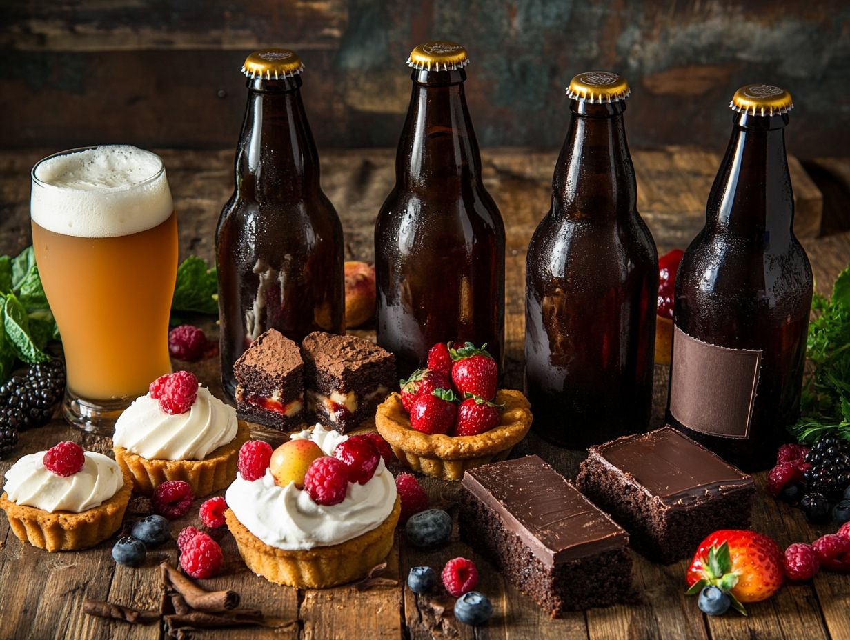 Desserts Pairing with Beer