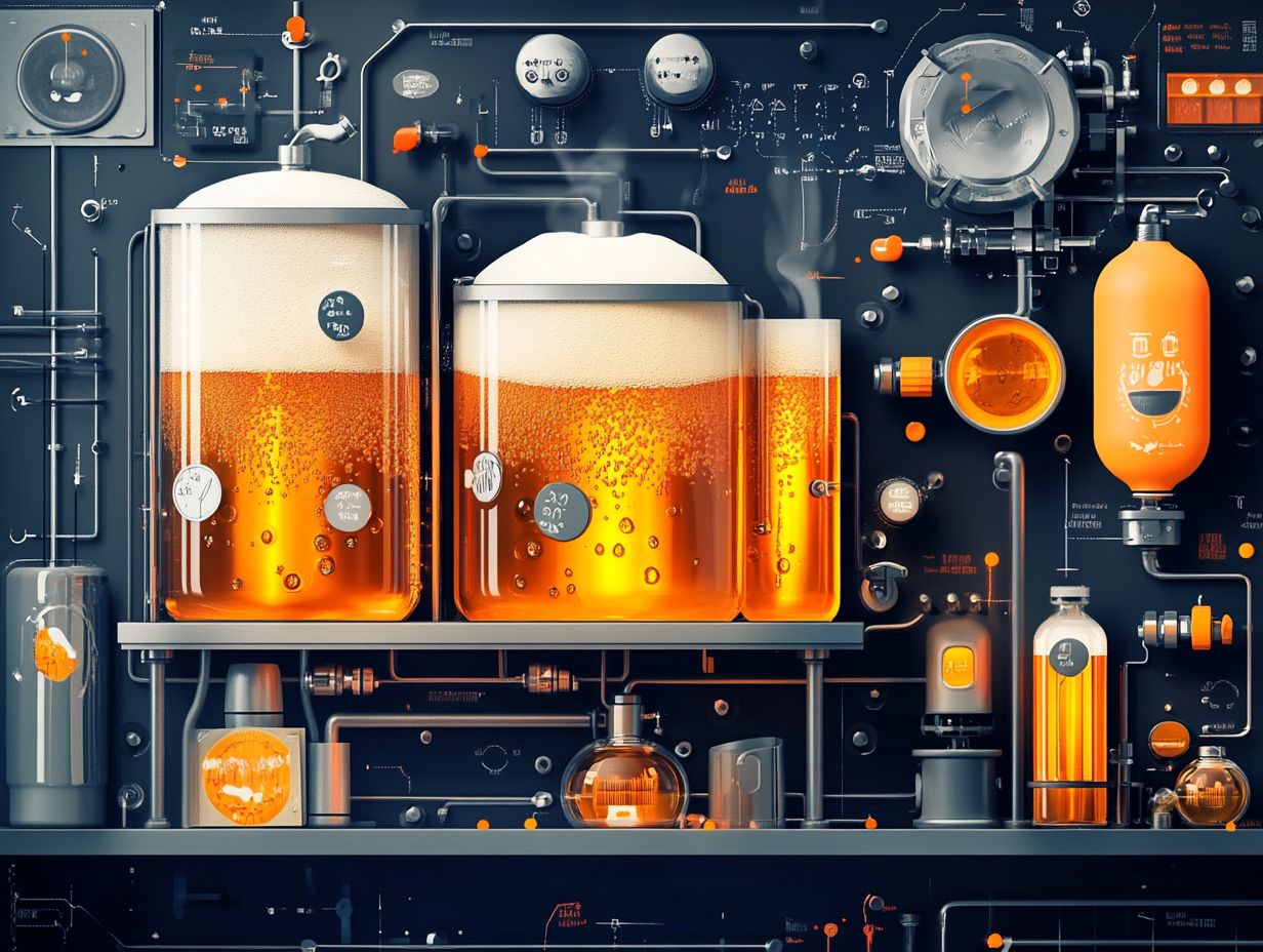 An overview of the packaging process for craft beer