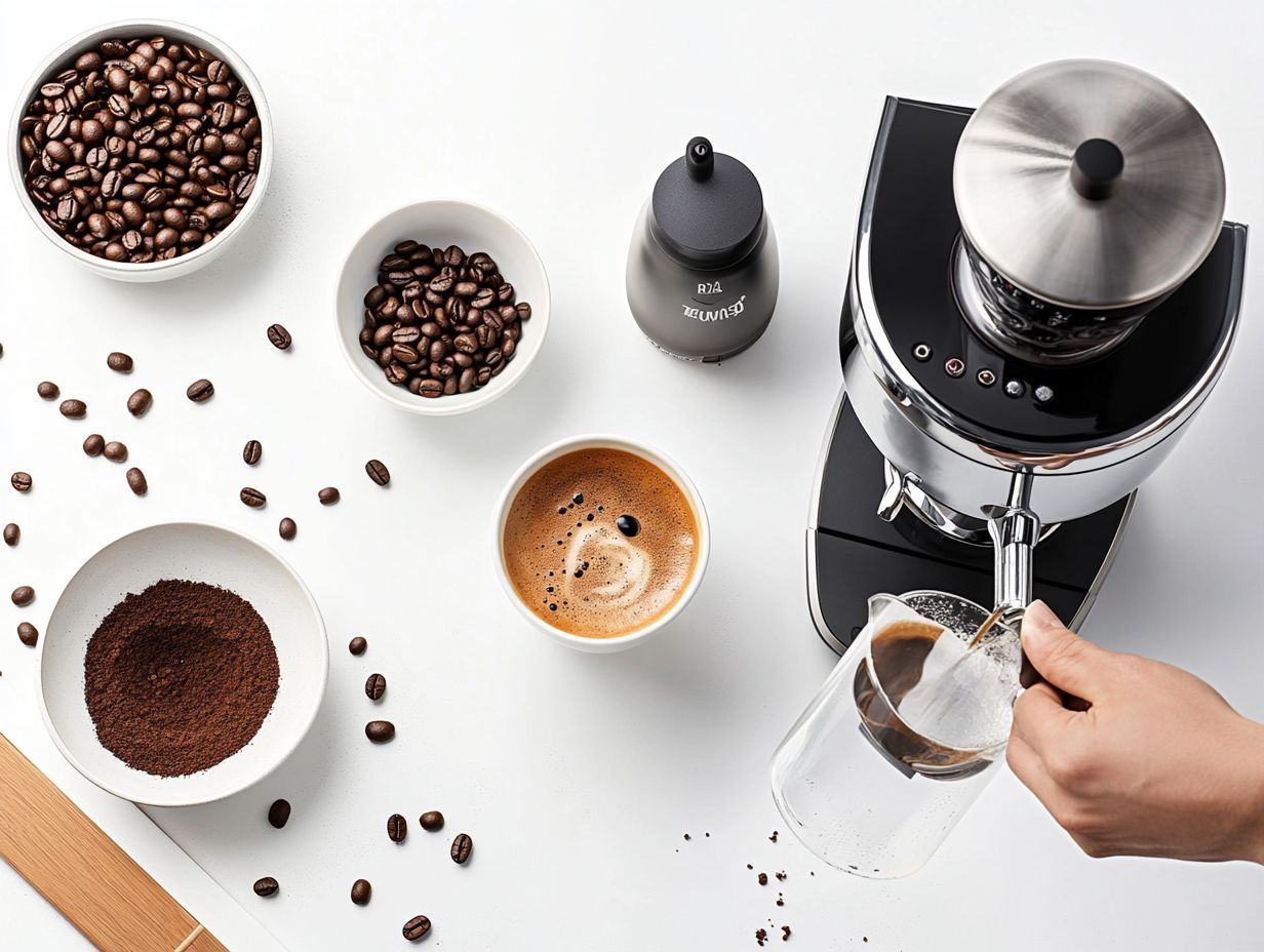 Image illustrating budget-friendly coffee brewing options